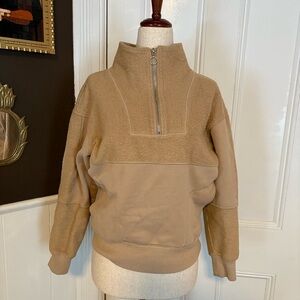 Heartloom Beige Zip-Up Sweater, women’s extra small, excellent condition